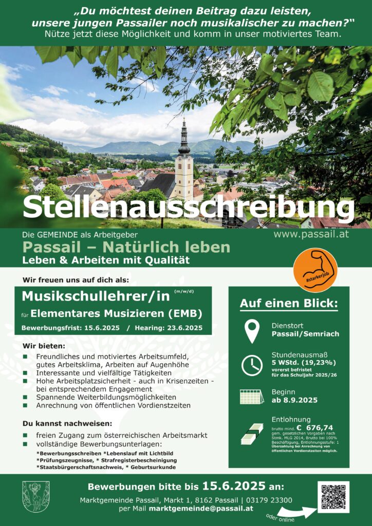 Stellenausschreibung Musikschullehrer Früherziehung-1