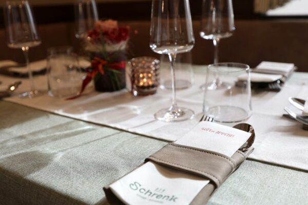 Gedeckter Tisch Schrenk Oststeiermark
