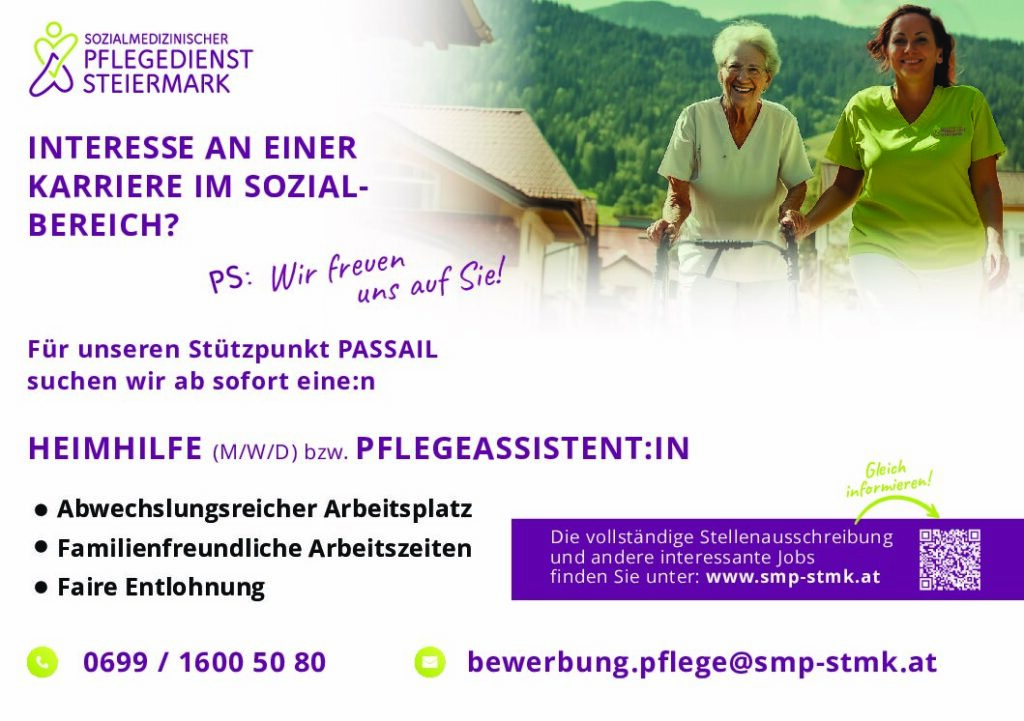 Stellenanzeige Passail HH PA A5 quer